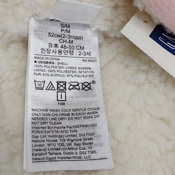 'BABY GAP' SHERPA 'ALLY UNICORN' WINTER HAT with EAR COVERAGE - Picture 9 of 15